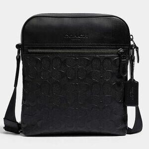 Coach Signature Leather Houston Flight ✈️ Crossbody